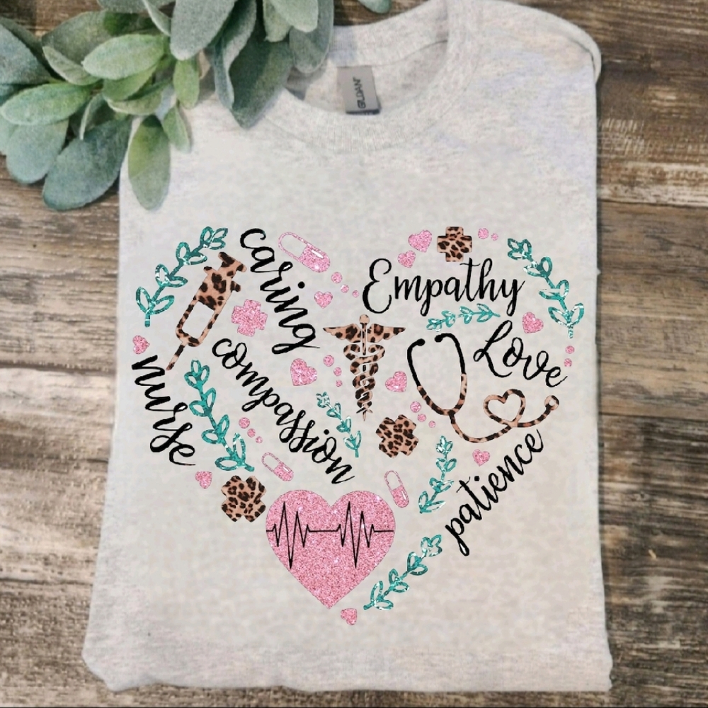 Nurse life shirt love valentine's heart popular cute nurse nursing